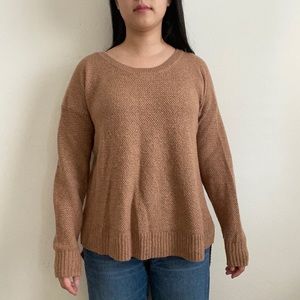 Madewell | Crewneck Camel/Tan  Sweater sz S